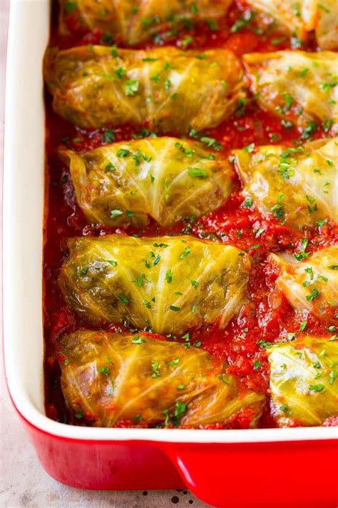 Stuffed Cabbage Rolls Cabbage Recipes Baked Cabbage Best Cabbage Rolls Recipe