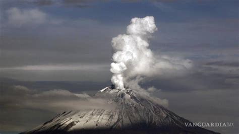 Popocatépetl emite 109 exhalaciones de baja intensidad