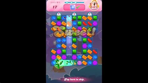 Candy Crush Saga Level 844 Sugar Stars 3 Moves Completed Youtube