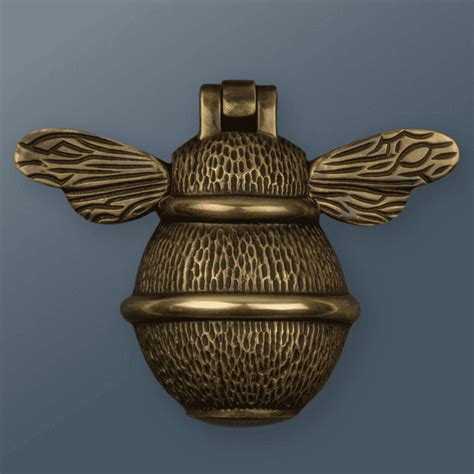 Brass Bumble Bee Door Knocker Heritage Finish Coco International