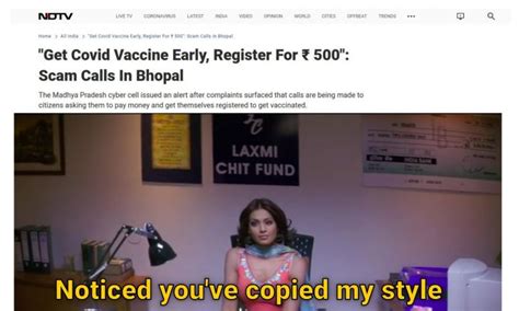 Laxmi Chit Fund Meme Ft Vaccine Scam