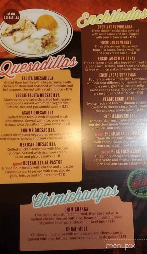 Menu Of La Cocina In Lakewood Ny 14750