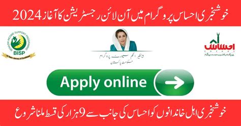 Online Registration 8171 Program Through BISP Application Form