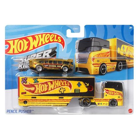 Caminh O Ve Culo Caminh Es De Transporte Super Rigs Hot Wheels Mattel Avi Es