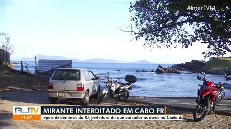 Defesa Civil Interdita Mirante Do Morro Do Arpoador Em Cabo Frio No RJ