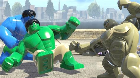 Hulk Transformation Vs Abomination Vs Hulk Blue LEGO Marvel Super