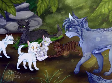 Has Snowfur Got A Present For Me By Wildmelo On Deviantart Warrior Cats Books Warrior Cat