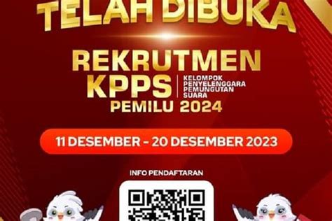 Pendaftaran KPPS 2024 Segera Ditutup Simak Persyaratan Dan Cara Daftar