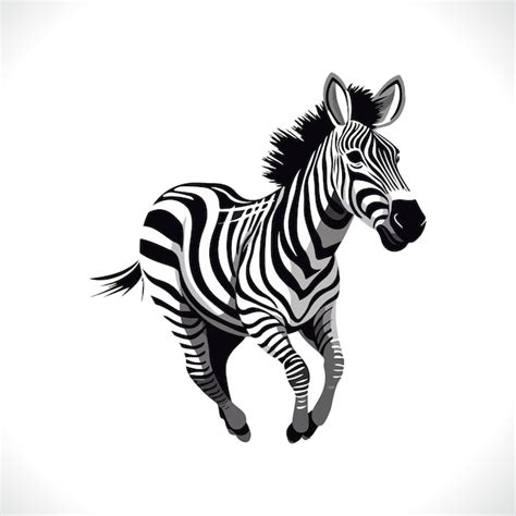 Premium Vector Cute Zebra Cartoon Vector Illustration