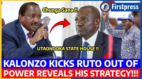 WATCHRais Ruto TAABANI Baada Ya Kalonzo Musyoka Kmtishia Kumng Oa