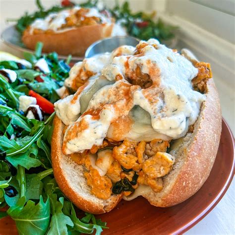 Buffalo Chicken Cheesesteaks