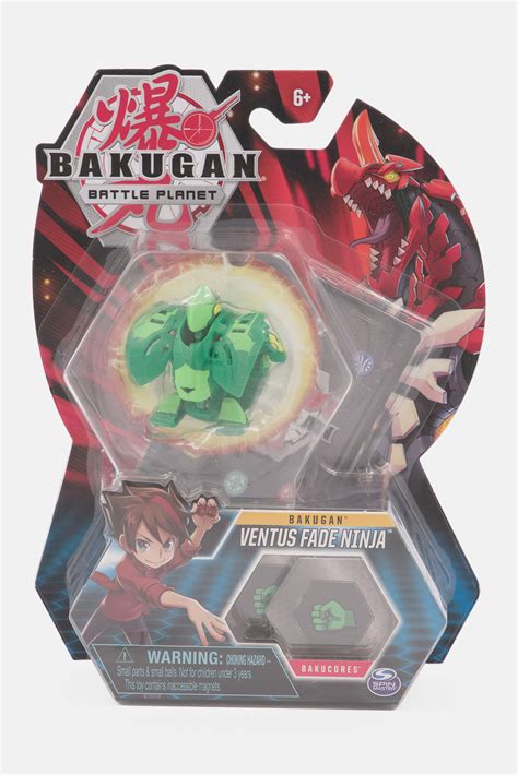 Buy Spin Master Bakugan Battle Planet 2in Tall Ventus Fade Ninja Action Toy Green Combo Online