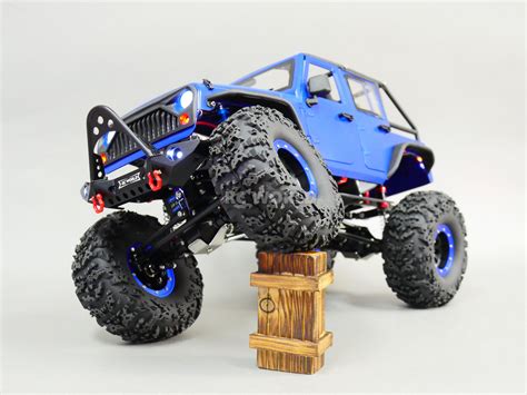 Custom Scale 1 10 Rc Jeep Wrangler Rubicon 4x4 2 Speed Rock Crawler 11 1v Rtr