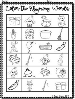 Cvc Worksheets Short Vowels Phonics By Bees Knees Tpt