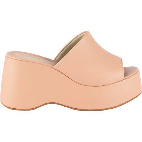 Tamanco Feminino Plataforma Anabela Blogueira Salto Grosso Val Nude Lumiss