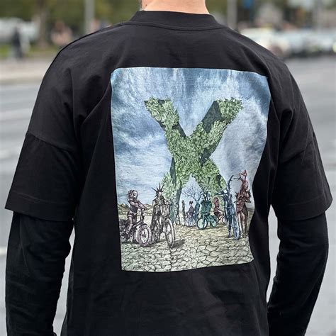 Unisex Anniversary X T-Shirt Black Oversized - SYYK Berlin
