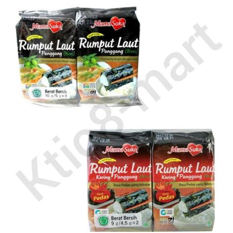 Jual Mamasuka Rumput Laut Panggang Nori Original Spicy Isi Shopee