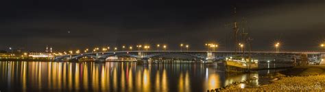 Theodor Heuss Bridge At The River Rhine In Mainz Wiesbaden Photo Spot