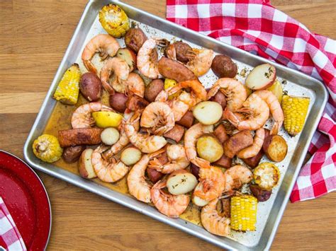 Sunny's Sheet Pan Shrimp "Boil" Recipe | Sunny Anderson | Food Network