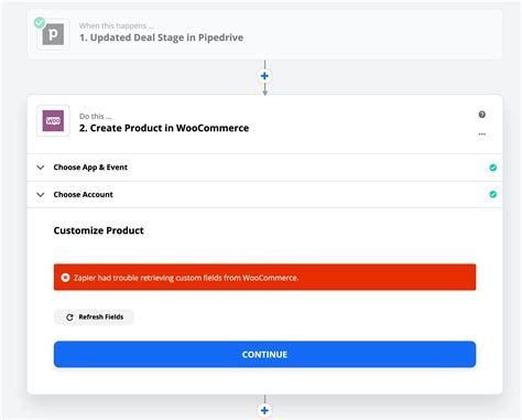 Zapier had trouble retrieving custom fields from WooCommerce | Zapier