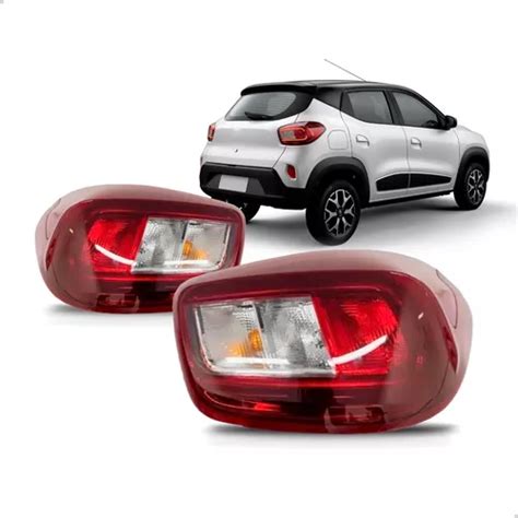 Par Lanterna Traseira Para Renault Kwid 2022 2023 C Led Parcelamento