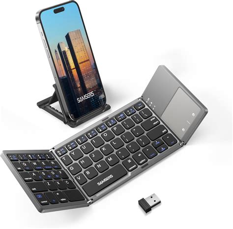 Amazon In Buy Samsers Ruhza Foldable Bluetooth Keyboard With Touchpad