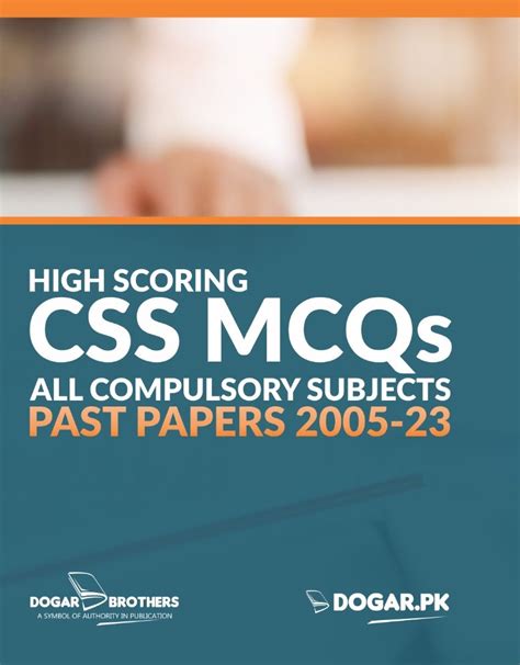 High Scoring Css Mcqs Solved Past Papers 2005 2023 All Compulsory