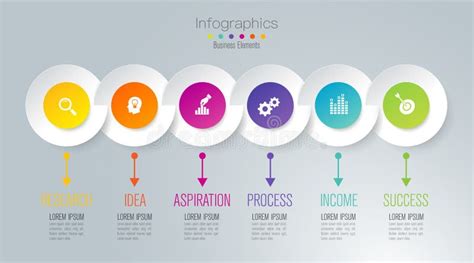 时间轴信息图形设计向量和市场营销图标，业务概念，包括5个选项、步骤或流程 向量例证 插画 包括有 图形 平面 164868255