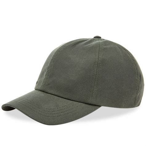 Barbour Men S Wax Sports Cap In Sage Barbour