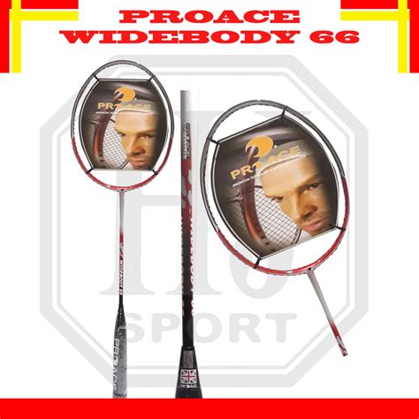 Jual Raket Original Pro Ace Wide Body Bonus Komplit Badminton