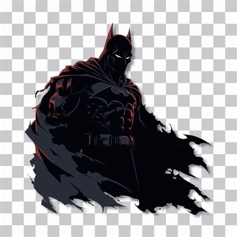 DC Batman Black Minimalist Sticker | Batman fan art, Batman canvas ...