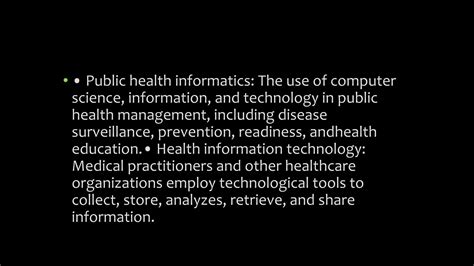 Health Informatics Principles Of Health Informatics Ppt