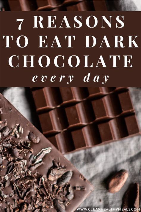 10 Reasons To Eat Dark Chocolate Every Day Clean Healthy Meals