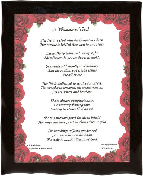 A Woman Of God Roses Paper Angelgreetings