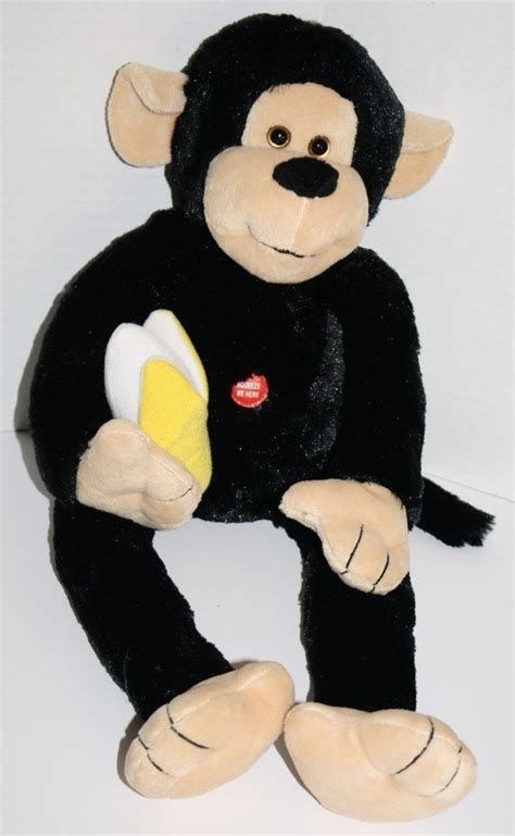 Kids Of America Black Monkey Soft Toy Plush Talking Stuffed Animal