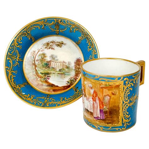 Th Century German Meissen Porcelain Cup And Saucer For Sale At Stdibs