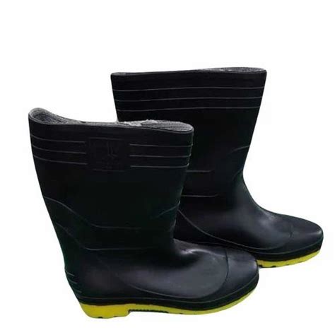 Pvc Black Rubber Safety Gumboot At Rs 350 In Patna Id 2850368647773