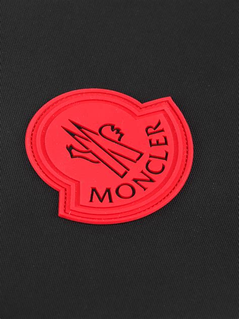 Clutches Moncler - Logo patch black nylon pouch - 5002400549ZM032D2