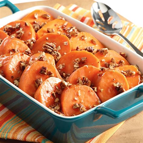 Sweet Potatoes With Glazed Pecans Recipe from H-E-B