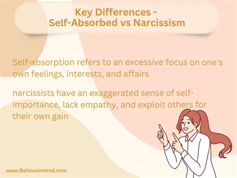 Self Absorbed Vs Narcissism How To Tell The Difference