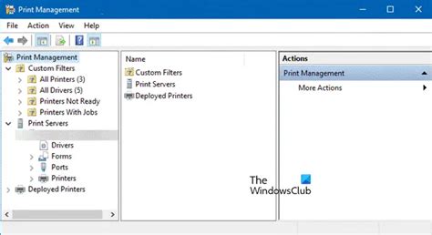 How To Open And Use Print Management Tool In Windows Thewindowsclub