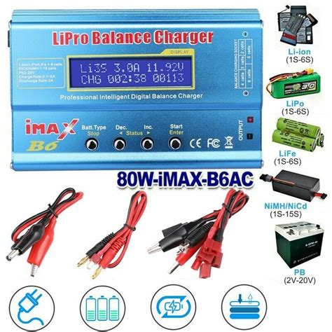 Imax B Lcd Bildschirm Digital Rc Lipo Nimh Akku Balance Ladeger T