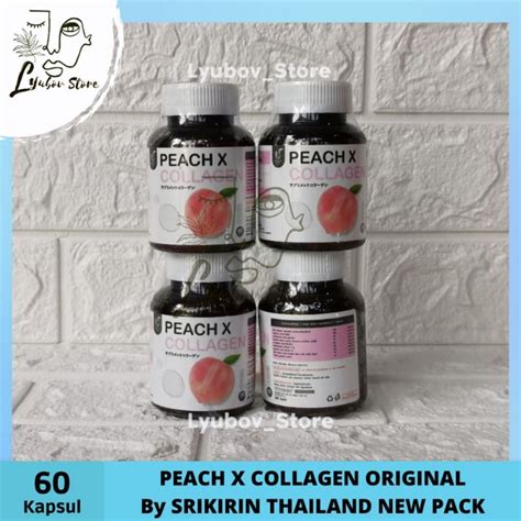 Jual GLUTA PEACH X COLLAGEN ORIGINAL THAILAN BY SRIKIRIN LAB PEMUTIH