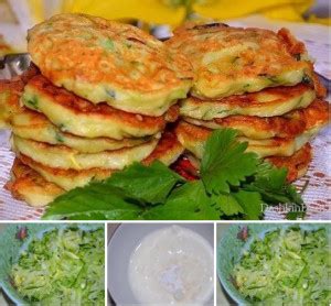 Кабачковые оладьи