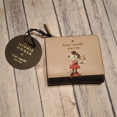 Kate Spade Bags Disney X Kate Spade Minnie Mouse No Window Lzip Bifold Wallet Wlr0285 Poshmark