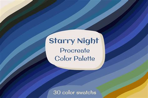 STARRY NIGHT Color Palette Graphic by SENSE LIBRARY · Creative Fabrica