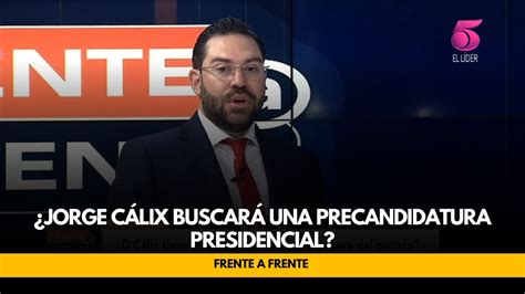 Jorge Cálix buscará una precandidatura presidencial YouTube