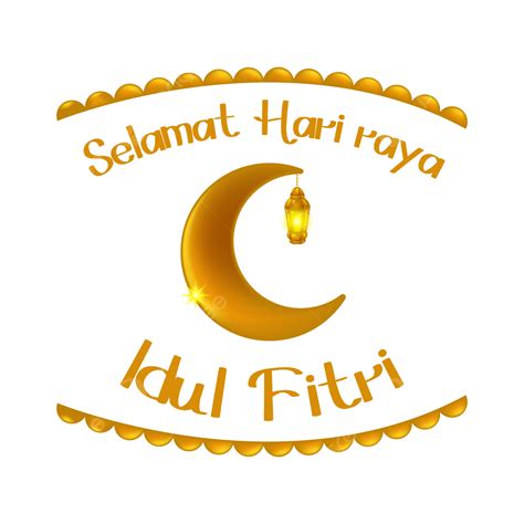 Selamat Hari Raya Vector Art Png Golden Selamat Hari Raya Idul Fitri