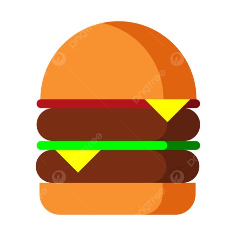 Icono De Hamburguesa Vector Png Hamburguesas Comida De La Calle