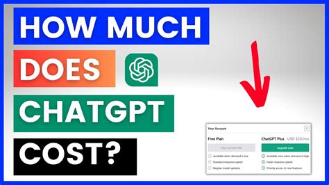 How Much Does ChatGPT Cost ChatGPT Plus Pricing YouTube